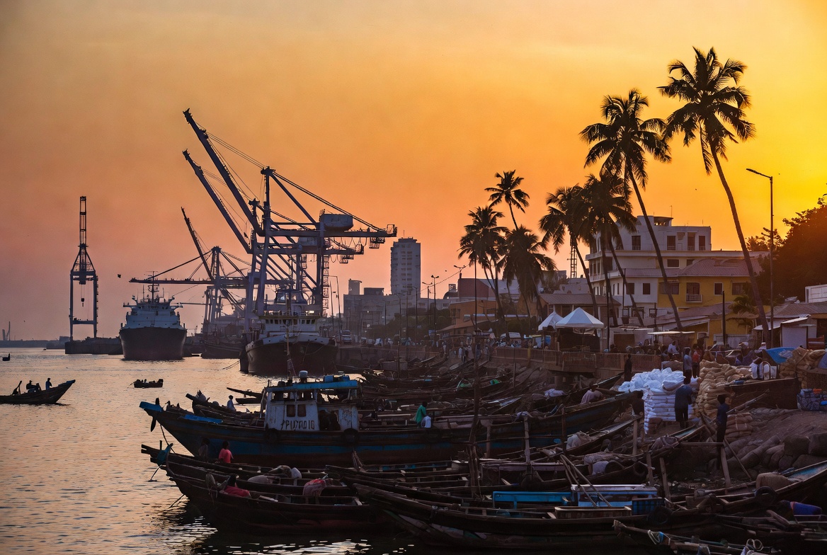 Ports ouest-africains activité maritime