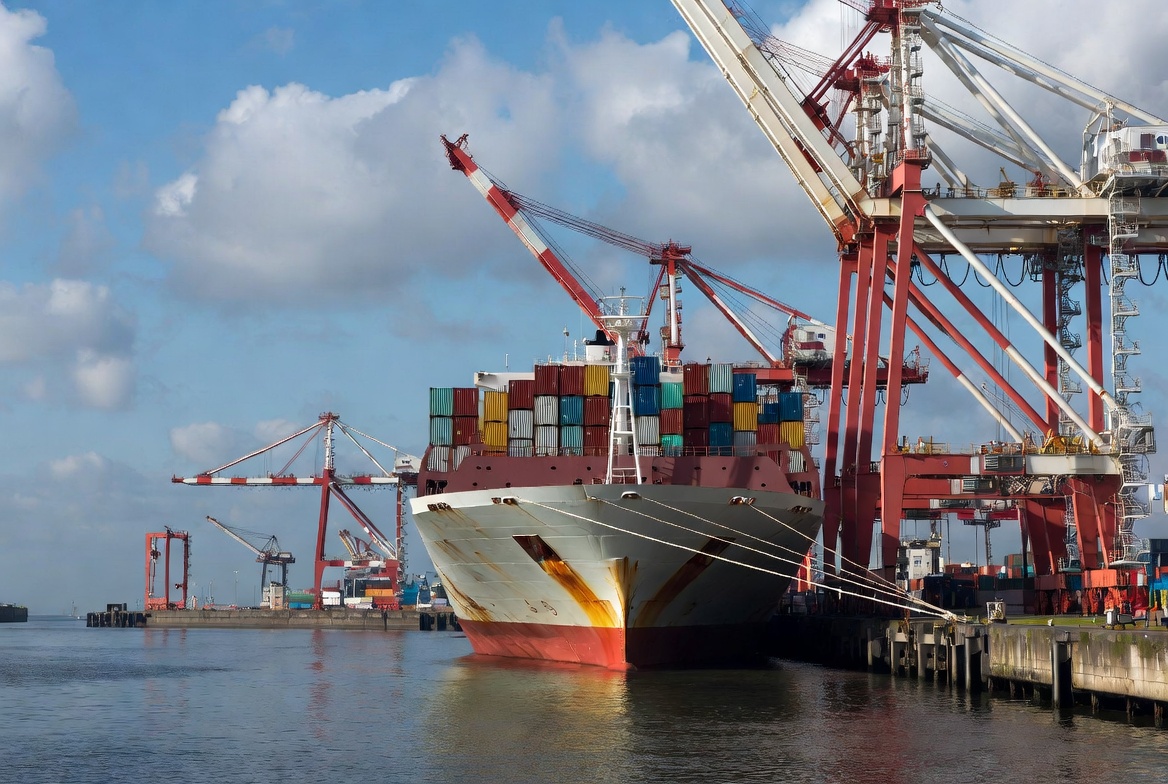 Port européen conteneurs gantry cranes