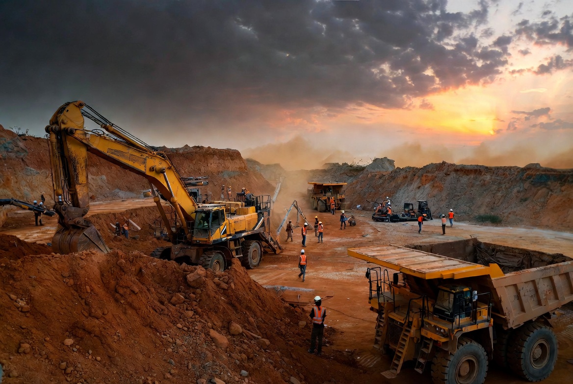 Site minier en Afrique de l'Ouest